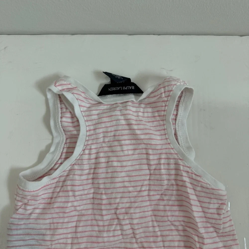Ralph Lauren Striped Sleeveless Baby Girl Dress Size 24 Months